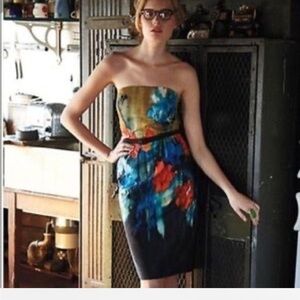 Moulinette Soeurs Strapless Multicolor Dress